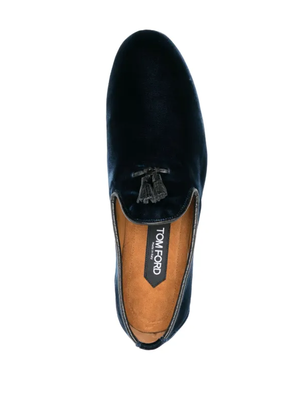 Tom ford velvet loafers online