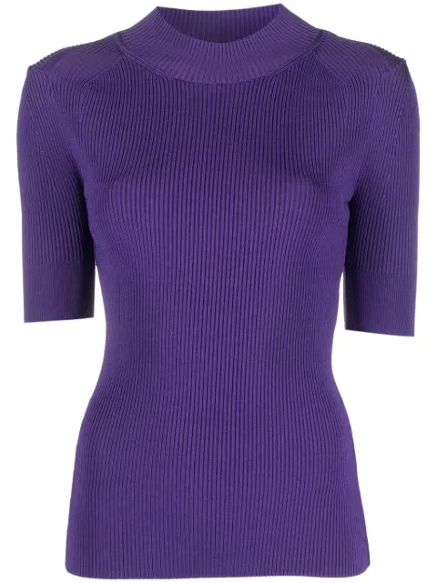 Stella McCartney high-neck ribbed top