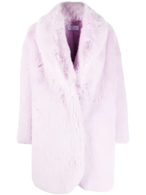 Giuseppe Di Morabito single-breasted faux-fur coat