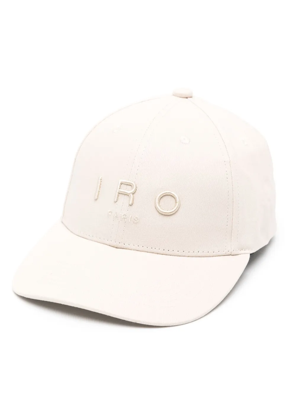 Iro Logo-embroidered Cotton Cap In Neutrals