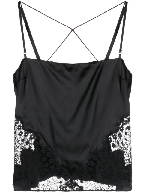 TOM FORD camiseta con detalle de encaje