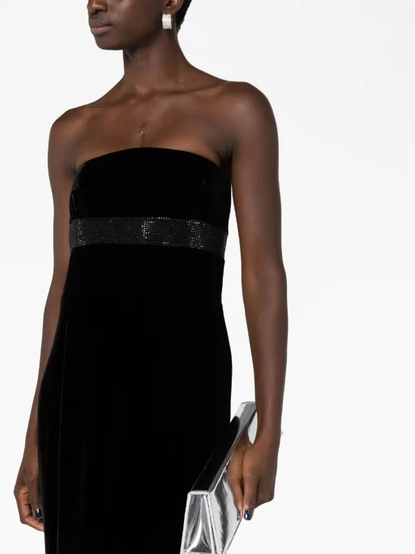 Armani velvet dress best sale