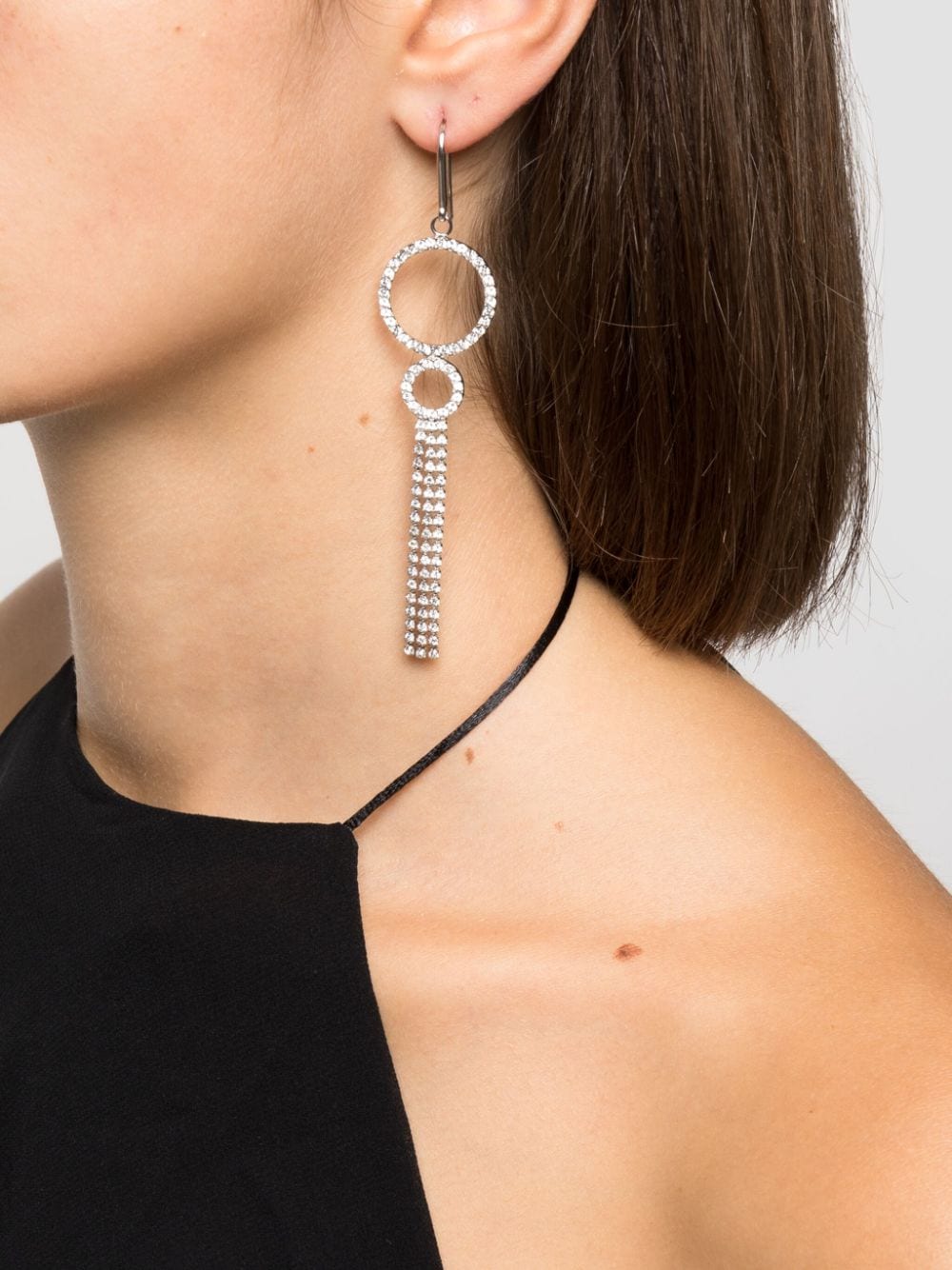 Shop Isabel Marant Disco Ring Earrings In Silber