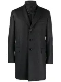 Fay Easy DB single-breasted layered coat - Grey