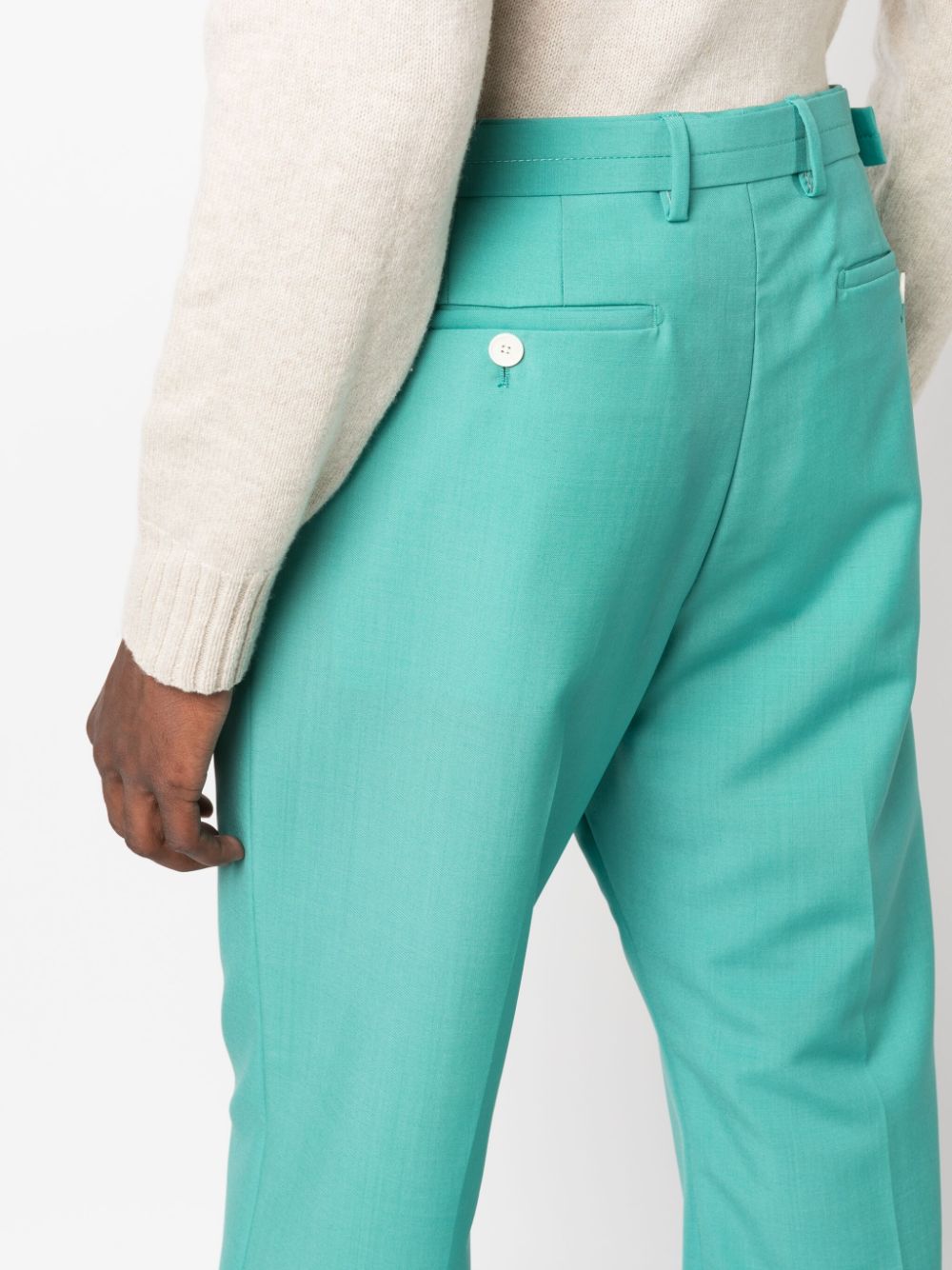 Lanvin belted straight-leg trousers Men