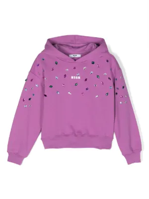 Moncler Enfant ロゴ パーカー | ピンク | FARFETCH JP