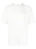 Ih Nom Uh Nit Pearl Roses logo-print T-shirt - Neutrals