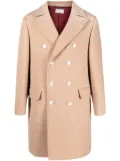 Brunello Cucinelli double-breasted wool-blend coat - Neutrals