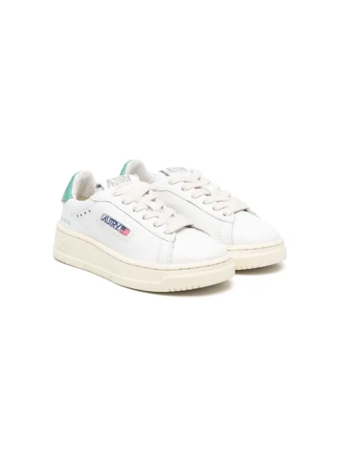Autry Kids Dallas logo-patch leather sneakers