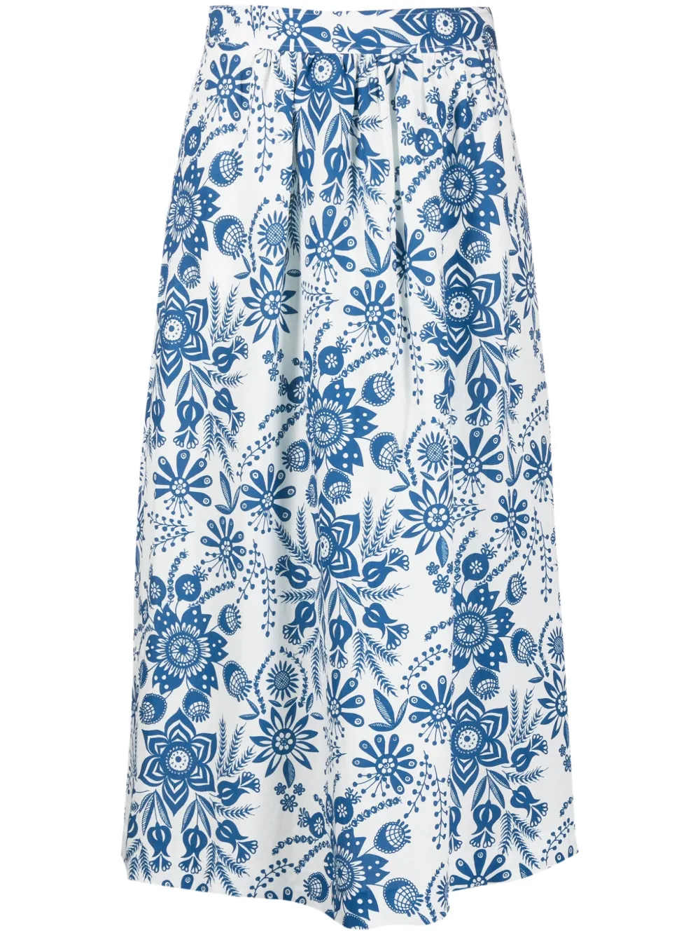 A.p.c. Falda Ravenna Larga In Iaa - Blue