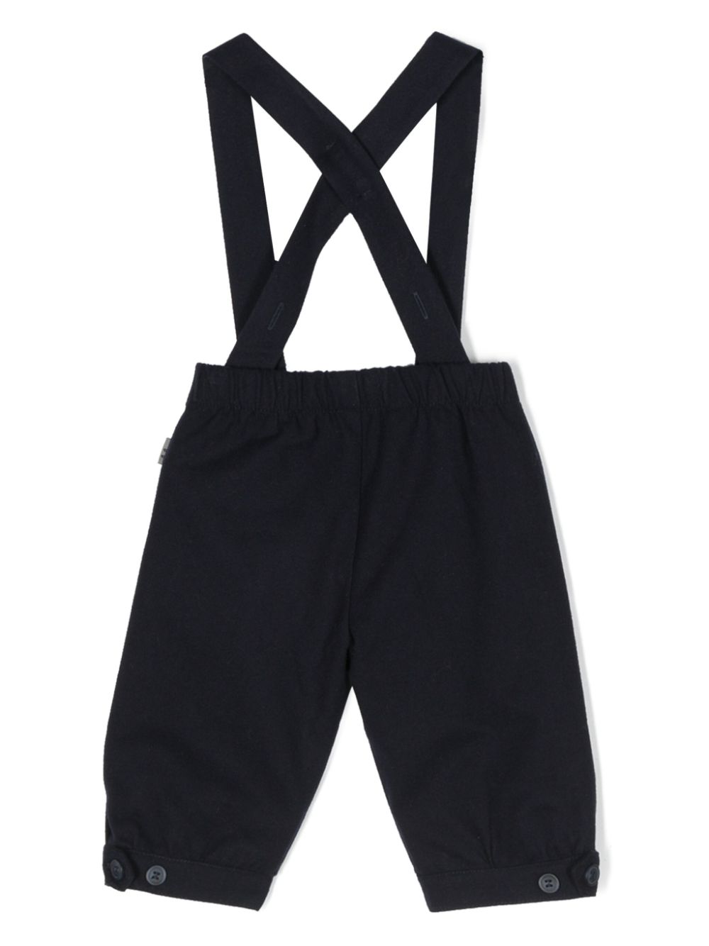 Il Gufo elasticated-waistband straight-leg dungaree - Blue