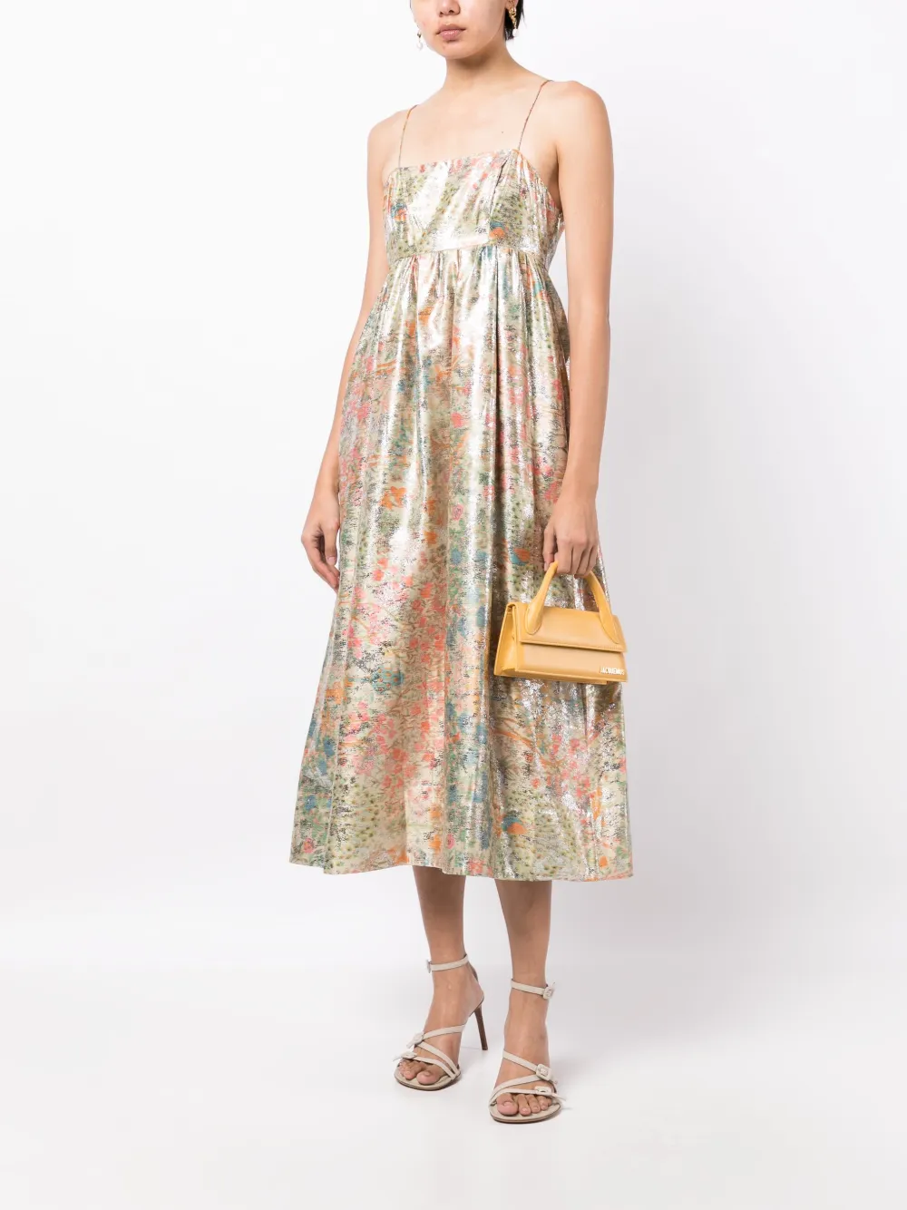 Ulla Johnson Hesmina lurex-jacquard Midi Dress - Farfetch