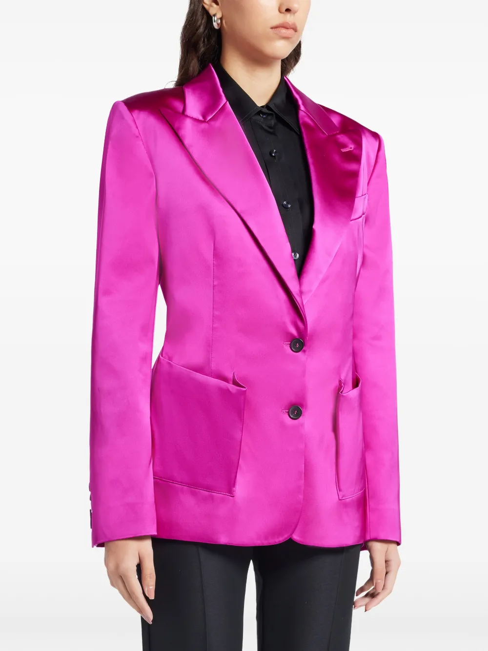 TOM FORD Satijnen blazer Roze
