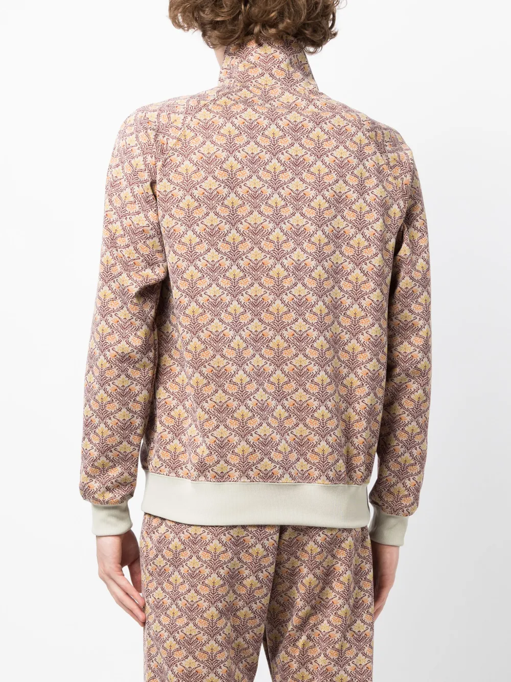 Needles Jacquard zip up Track Jacket Farfetch