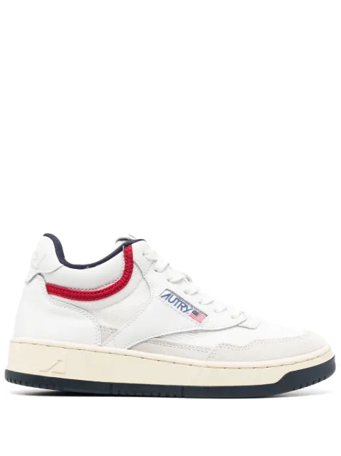 Autry Open Mid lace-up sneakers