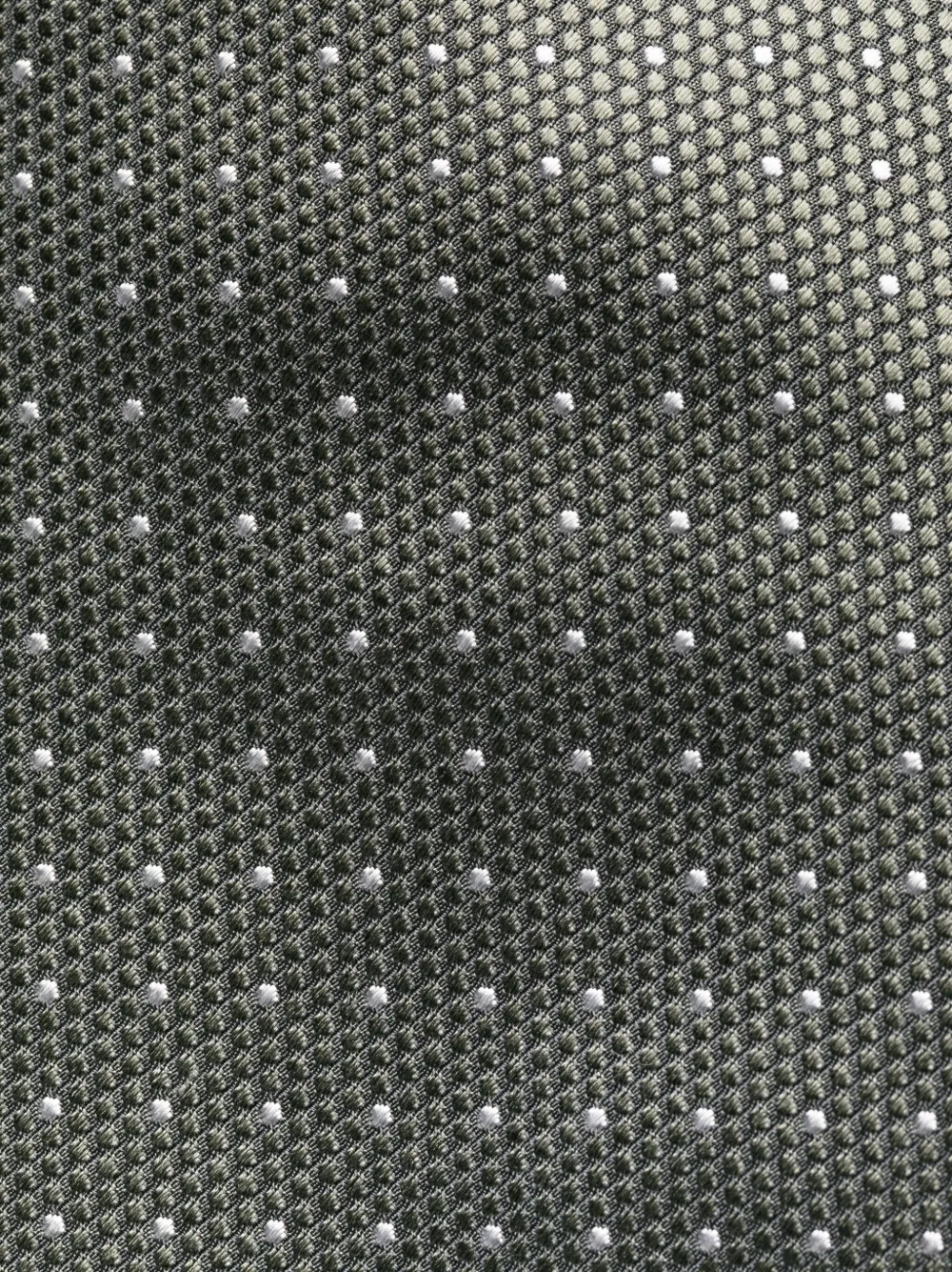 BOSS patterned-jacquard silk tie - Groen