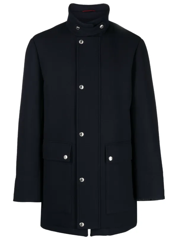 jaeger funnel neck coat