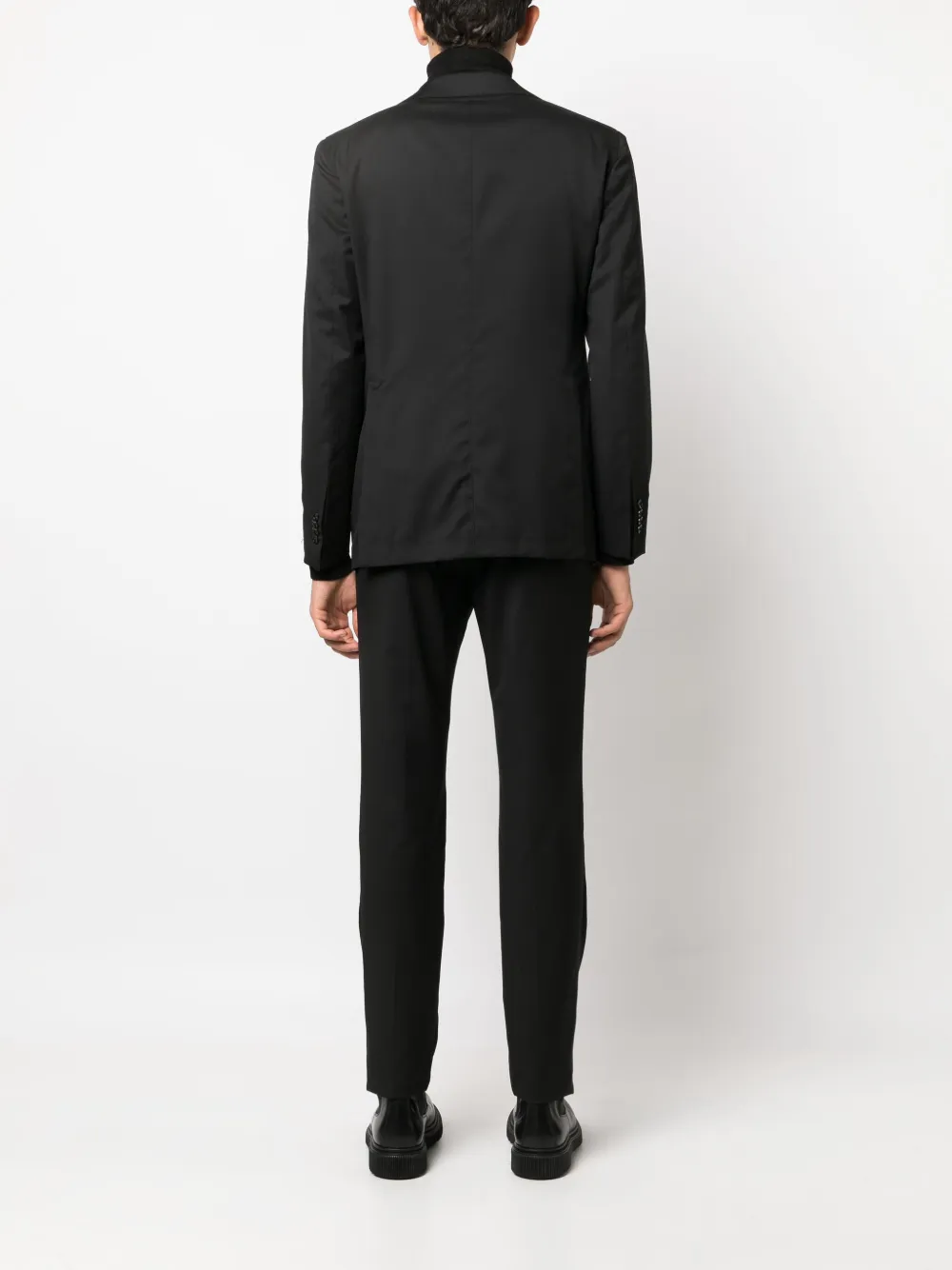 Tagliatore Black Suits & Dresses In Schwarz