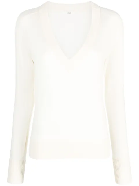 Co V-neck knitted cashmere jumper