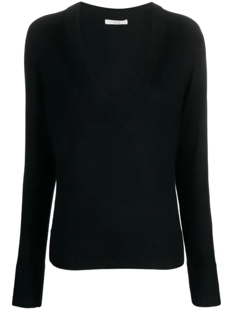 Co V-neck knitted cashmere jumper