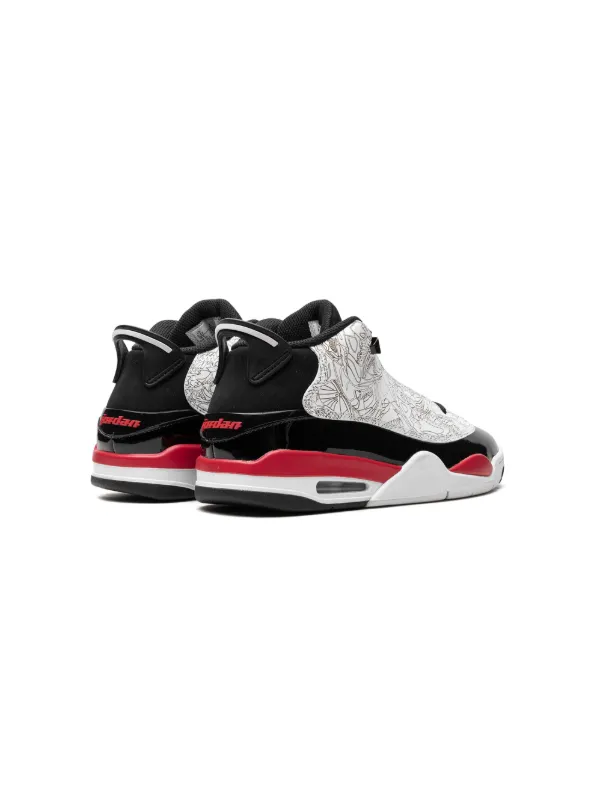 Air jordan dub hot sale zero black and red