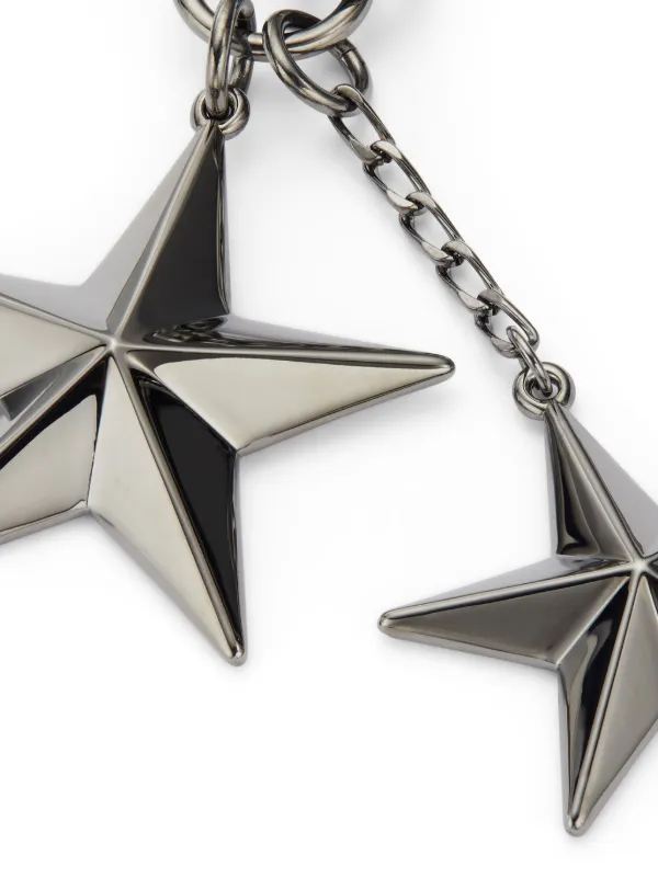 Jimmy Choo Westley Keyring | Silver | FARFETCH JO