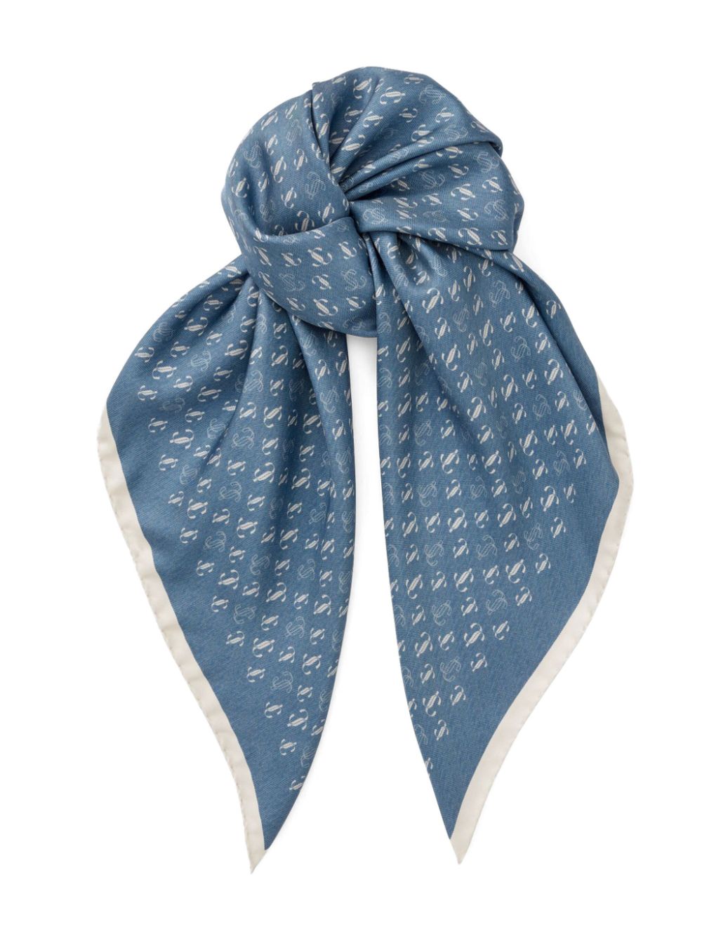 louis vuitton blue shawl