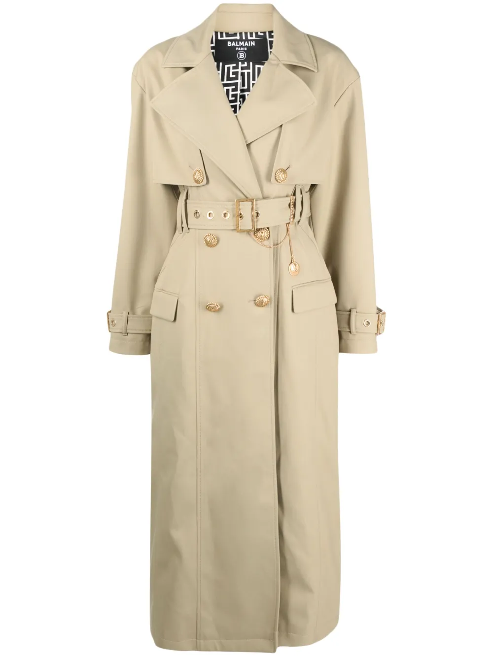 Balmain store long coat