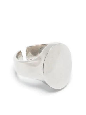 Maison Margiela Chevalier Signet Ring | Silver | FARFETCH