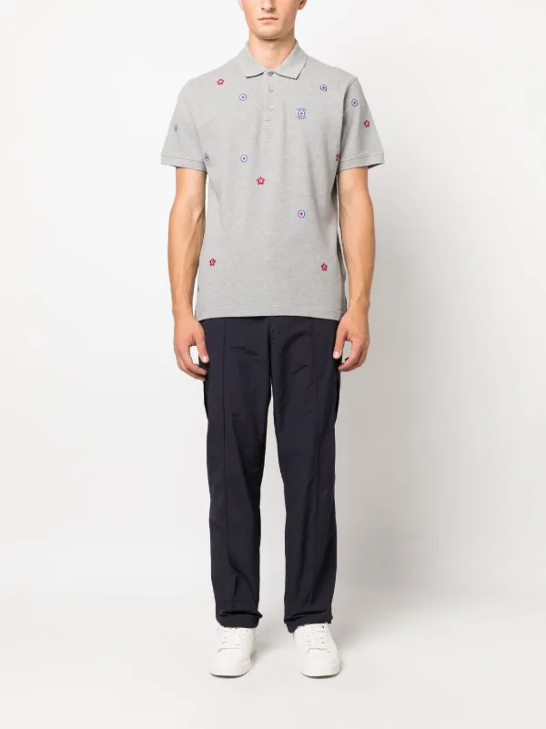 Tシャツ・カットソー KENZO Embroidered Cotton Oversize Polo Shirt KENZO Embroidered cotton oversize polo shirt