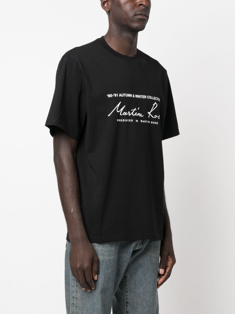 Martine Rose Men's Logo-Print Cotton-Jersey T-Shirt