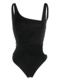 Off-White cut-out high-cut swimsuit - Black