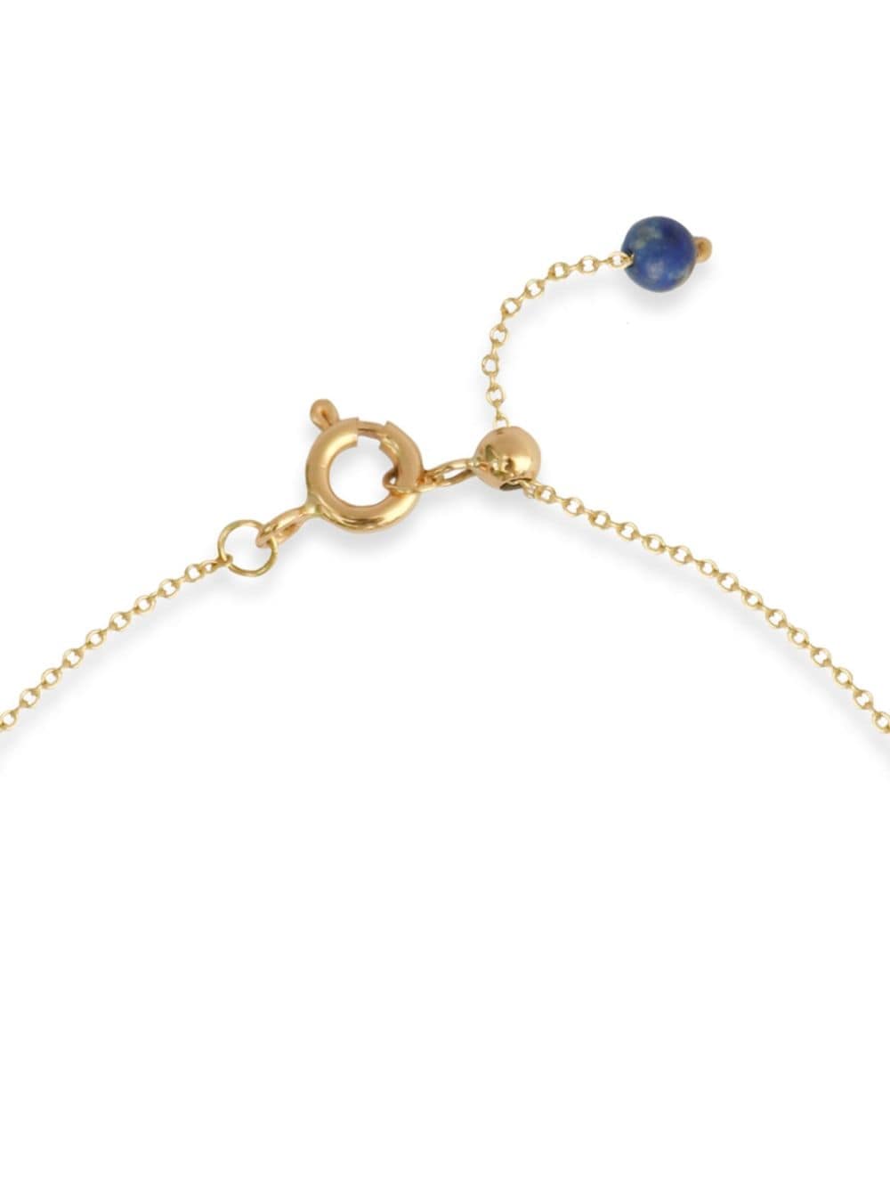 Shop The Alkemistry 18kt Yellow Gold Boba Blueberry Lapis Lazuli Bracelet