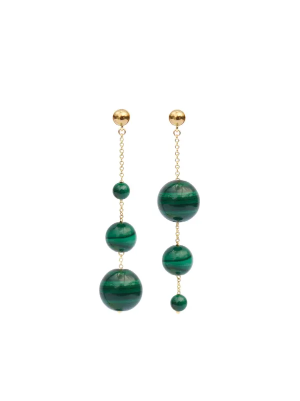 THE ALKEMISTRY 18kt Recycled Yellow Gold Matcha Malachite