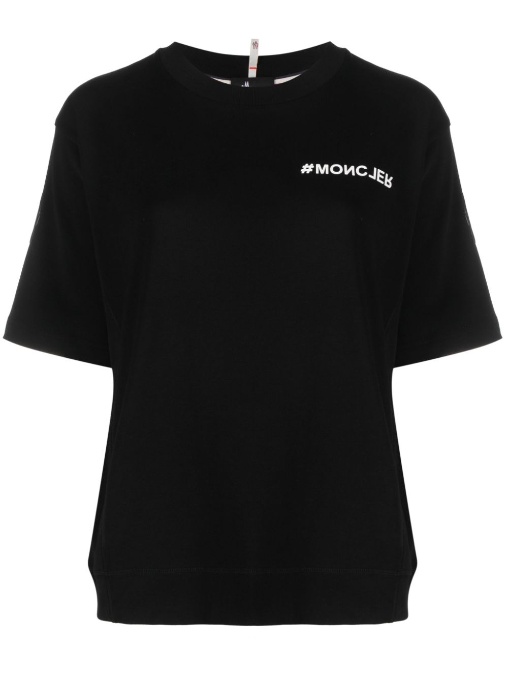 Moncler Grenoble Mountain logo-print cotton T-Shirt – Black