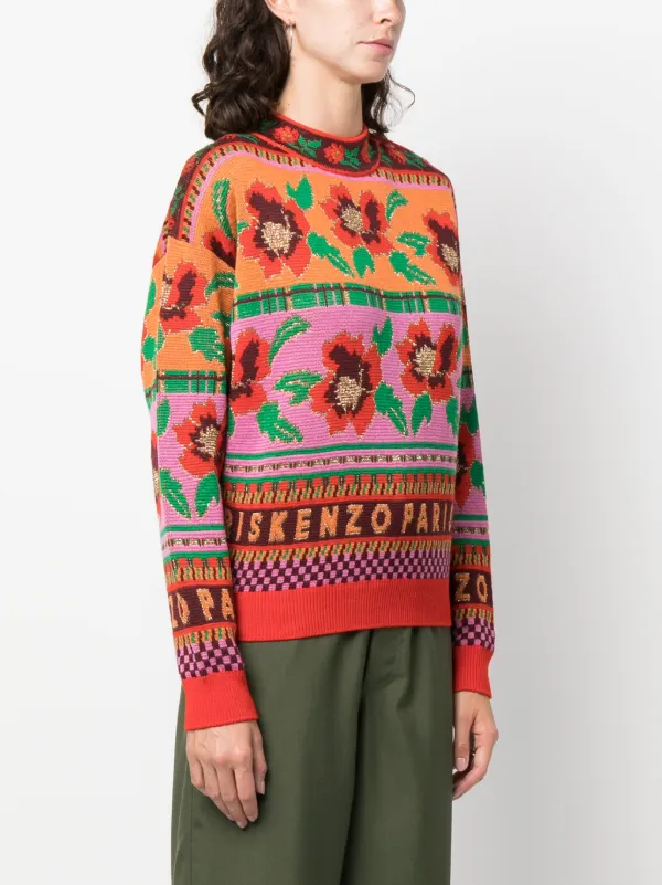 Kenzo shop intarsia sweater