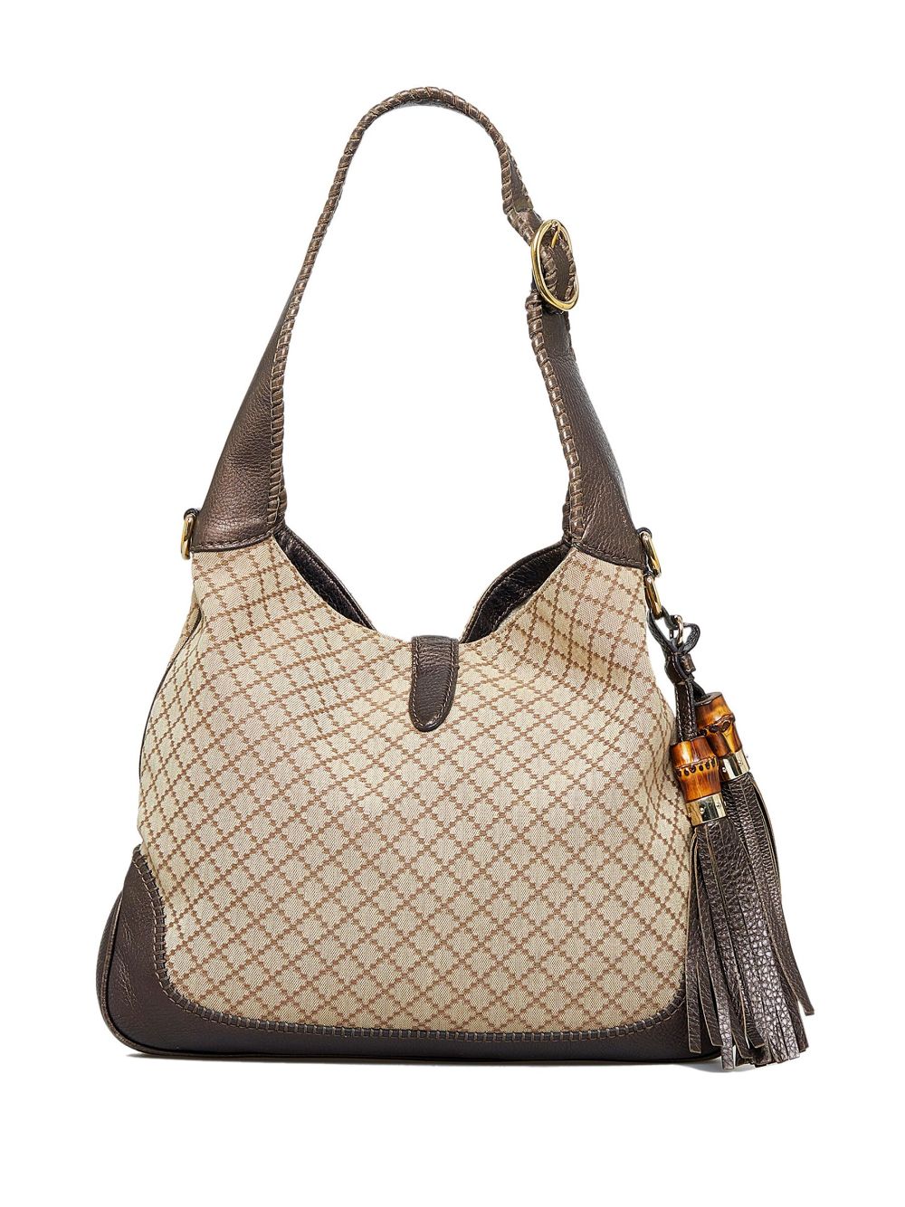 Gucci Pre-Owned Diamante New Jackie shoulder bag - Beige