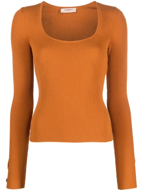 TWINSET Geripptes Oberteil