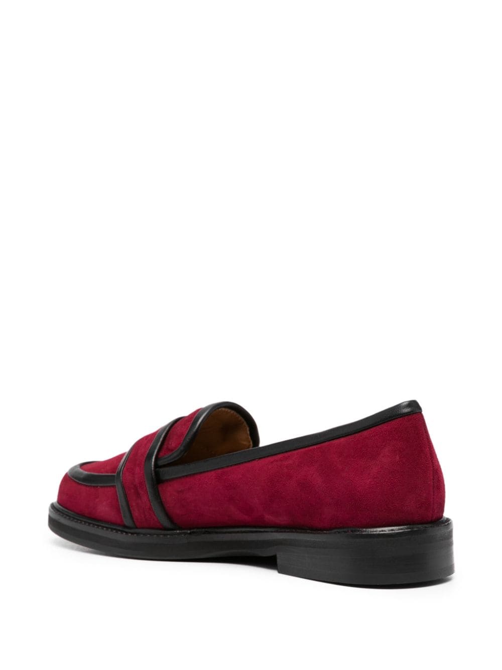 Shop Roberto Festa Every Leather Loafers In Red