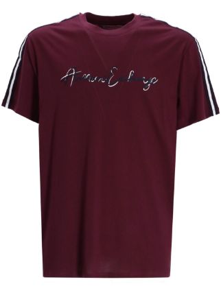 Armani Exchange logo-print Cotton T-shirt - Farfetch