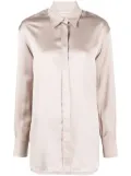 Golden Goose Batilda Boyfriend satin-finish shirt - Pink