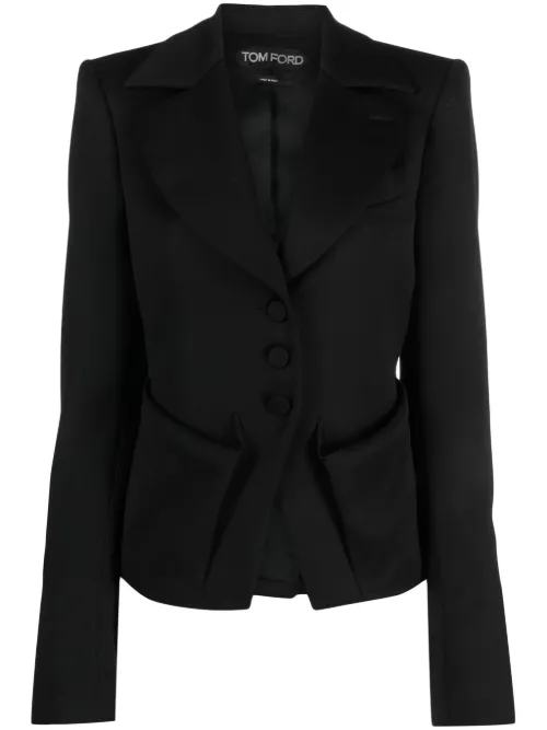 Blazer à simple boutonnage - TOM FORD - Modalova