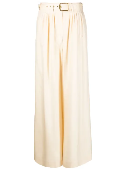 ZIMMERMANN pleated-waistband palazzo trousers