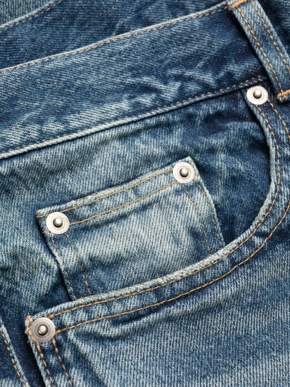Saint Laurent Stonewashed straight-leg Jeans - Farfetch