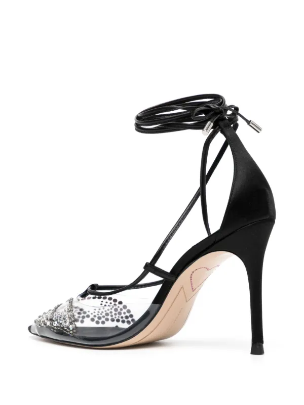 Sophia Webster 90mm Aria crystal-embellished Pumps - Farfetch