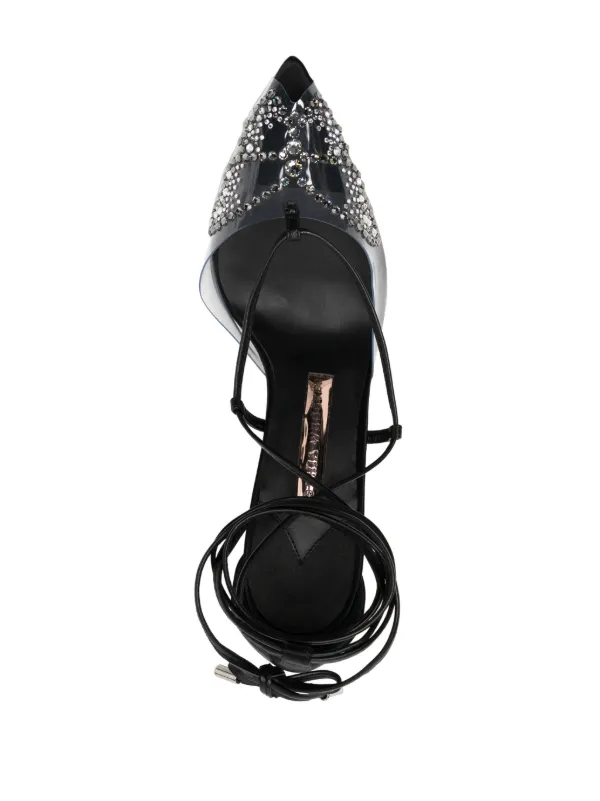 Sophia Webster 90mm Aria crystal-embellished Pumps - Farfetch