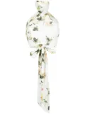 ERDEM Luna linen top - Green