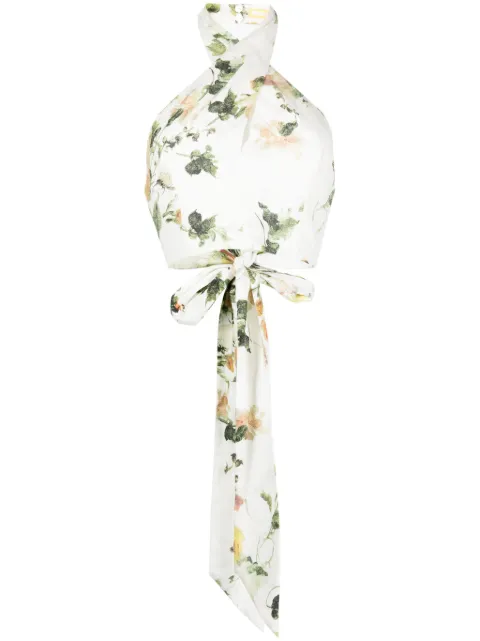 ERDEM Luna linen top