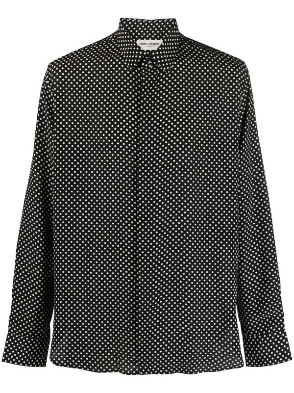 Saint Laurent Polka Dot Shirt, $750, farfetch.com