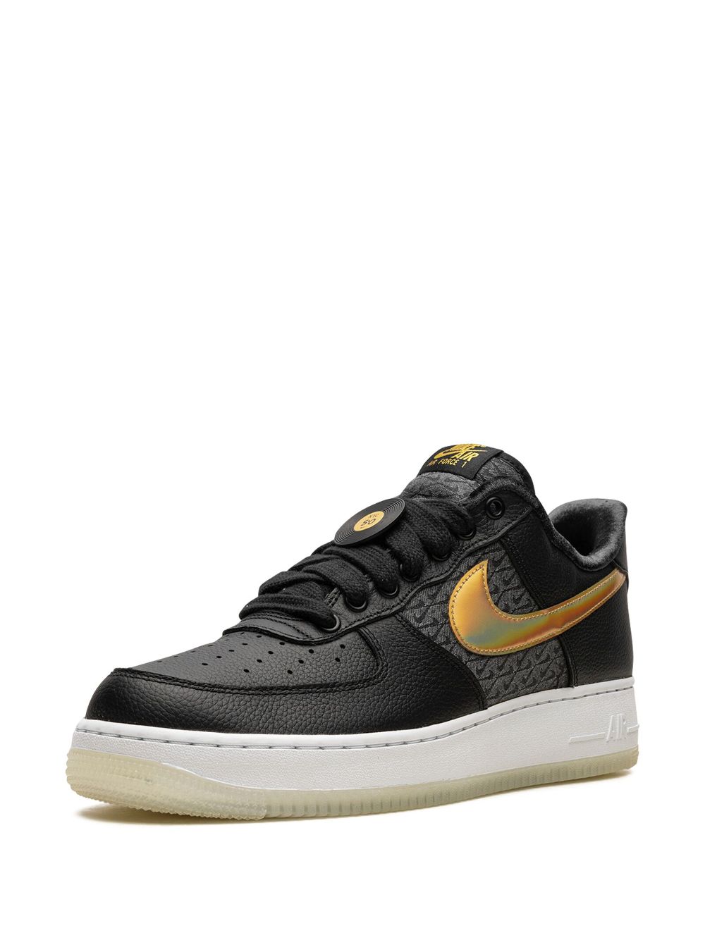 Shop Nike Air Force 1 Low '07 "bronx Origins" Sneakers In Black